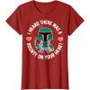 imageStar Wars Boba Fett Bounty Heart Valentines Graphic TShirt TShirtCranberry Red