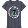 imageStar Wars Boba Fett Bounty Heart Valentines Graphic TShirt TShirtHeather Blue