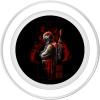 imageStar Wars Boba Fett Bounty Hunter Red Dark Poster PopSockets MagSafe PopGrip for iPhoneMagSafe