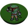 imageStar Wars Boba Fett Simple Cartoon PopSockets MagSafe PopGrip for iPhoneStandard