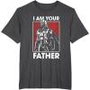 imageStar Wars Classic Fathers Day I Am Your Father Chest Poster TShirtDark Heather Grey