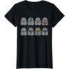 imageStar Wars Clone Wars Clone Troopers Helmets TShirtBlack