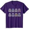 imageStar Wars Clone Wars Clone Troopers Helmets TShirtPurple