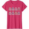 imageStar Wars Clone Wars Clone Troopers Helmets TShirtRed Heather