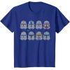 imageStar Wars Clone Wars Clone Troopers Helmets TShirtRoyal Blue