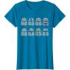 imageStar Wars Clone Wars Clone Troopers Helmets TShirtSapphire Blue