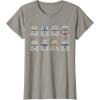 imageStar Wars Clone Wars Clone Troopers Helmets TShirtSlate Grey