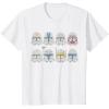 imageStar Wars Clone Wars Clone Troopers Helmets TShirtWhite