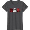 imageStar Wars Darth Vader Darth Maul Dad Fathers Day Birthday TShirtDark Heather Grey