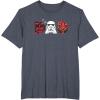 imageStar Wars Darth Vader Darth Maul Dad Fathers Day Birthday TShirtHeather Blue