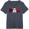 imageStar Wars Darth Vader Darth Maul Dad Fathers Day Birthday TShirtHeather Blue
