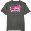 imageStar Wars Darth Vader Ice Cream Logo Summer Beach Vacation TShirtAsphalt Grey