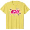 imageStar Wars Darth Vader Ice Cream Logo Summer Beach Vacation TShirtLemon Yellow