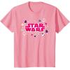 imageStar Wars Darth Vader Ice Cream Logo Summer Beach Vacation TShirtPink