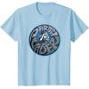 imageStar Wars Darth Vader Retro Helmet and Name TShirtBaby Blue