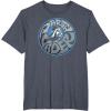 imageStar Wars Darth Vader Retro Helmet and Name TShirtHeather Blue