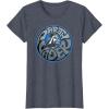 imageStar Wars Darth Vader Retro Helmet and Name TShirtHeather Blue