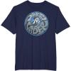 imageStar Wars Darth Vader Retro Helmet and Name TShirtNavy Blue