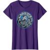 imageStar Wars Darth Vader Retro Helmet and Name TShirtPurple
