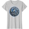 imageStar Wars Darth Vader Retro Helmet and Name TShirtSilver Grey