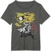 imageStar Wars Darth Vader Vintage Japanese Block Print Style TShirtAsphalt Grey
