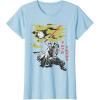 imageStar Wars Darth Vader Vintage Japanese Block Print Style TShirtBaby Blue