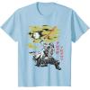 imageStar Wars Darth Vader Vintage Japanese Block Print Style TShirtBaby Blue