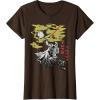 imageStar Wars Darth Vader Vintage Japanese Block Print Style TShirtBrown