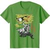 imageStar Wars Darth Vader Vintage Japanese Block Print Style TShirtGrass Green