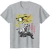 imageStar Wars Darth Vader Vintage Japanese Block Print Style TShirtHeather Grey