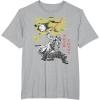 imageStar Wars Darth Vader Vintage Japanese Block Print Style TShirtHeather Grey