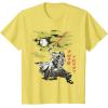 imageStar Wars Darth Vader Vintage Japanese Block Print Style TShirtLemon Yellow