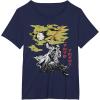 imageStar Wars Darth Vader Vintage Japanese Block Print Style TShirtNavy Blue