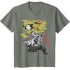 imageStar Wars Darth Vader Vintage Japanese Block Print Style TShirtOlive Heather