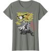 imageStar Wars Darth Vader Vintage Japanese Block Print Style TShirtOlive Heather