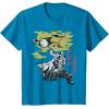 imageStar Wars Darth Vader Vintage Japanese Block Print Style TShirtSapphire Blue