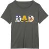 imageStar Wars Droids R2D2 C3PO BB8 Dad Fathers Day Birthday TShirtAsphalt Grey
