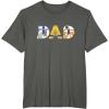 imageStar Wars Droids R2D2 C3PO BB8 Dad Fathers Day Birthday TShirtAsphalt Grey