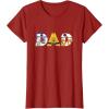 imageStar Wars Droids R2D2 C3PO BB8 Dad Fathers Day Birthday TShirtCranberry Red