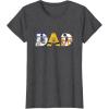 imageStar Wars Droids R2D2 C3PO BB8 Dad Fathers Day Birthday TShirtDark Heather Grey