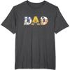 imageStar Wars Droids R2D2 C3PO BB8 Dad Fathers Day Birthday TShirtDark Heather Grey