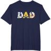 imageStar Wars Droids R2D2 C3PO BB8 Dad Fathers Day Birthday TShirtNavy Blue