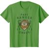 imageStar Wars Ewok Park Ranger Endor TShirtGrass Green