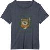 imageStar Wars Ewok Park Ranger Endor TShirtHeather Blue