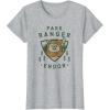 imageStar Wars Ewok Park Ranger Endor TShirtHeather Grey