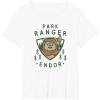 imageStar Wars Ewok Park Ranger Endor TShirtWhite