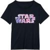 imageStar Wars Logo Fashion Style Doily Lace Pattern TShirtBlack