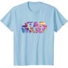 imageStar Wars Logo Fashion Style Retro 90s Star Destroyer TShirtBaby Blue