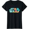 imageStar Wars Logo Fashion Style Summer C3PO TShirtBlack
