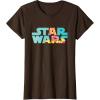 imageStar Wars Logo Fashion Style Summer C3PO TShirtBrown